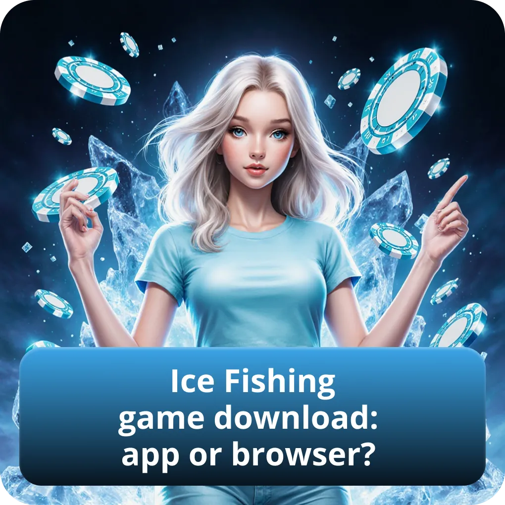 Ice Fishing game download: app or browser?