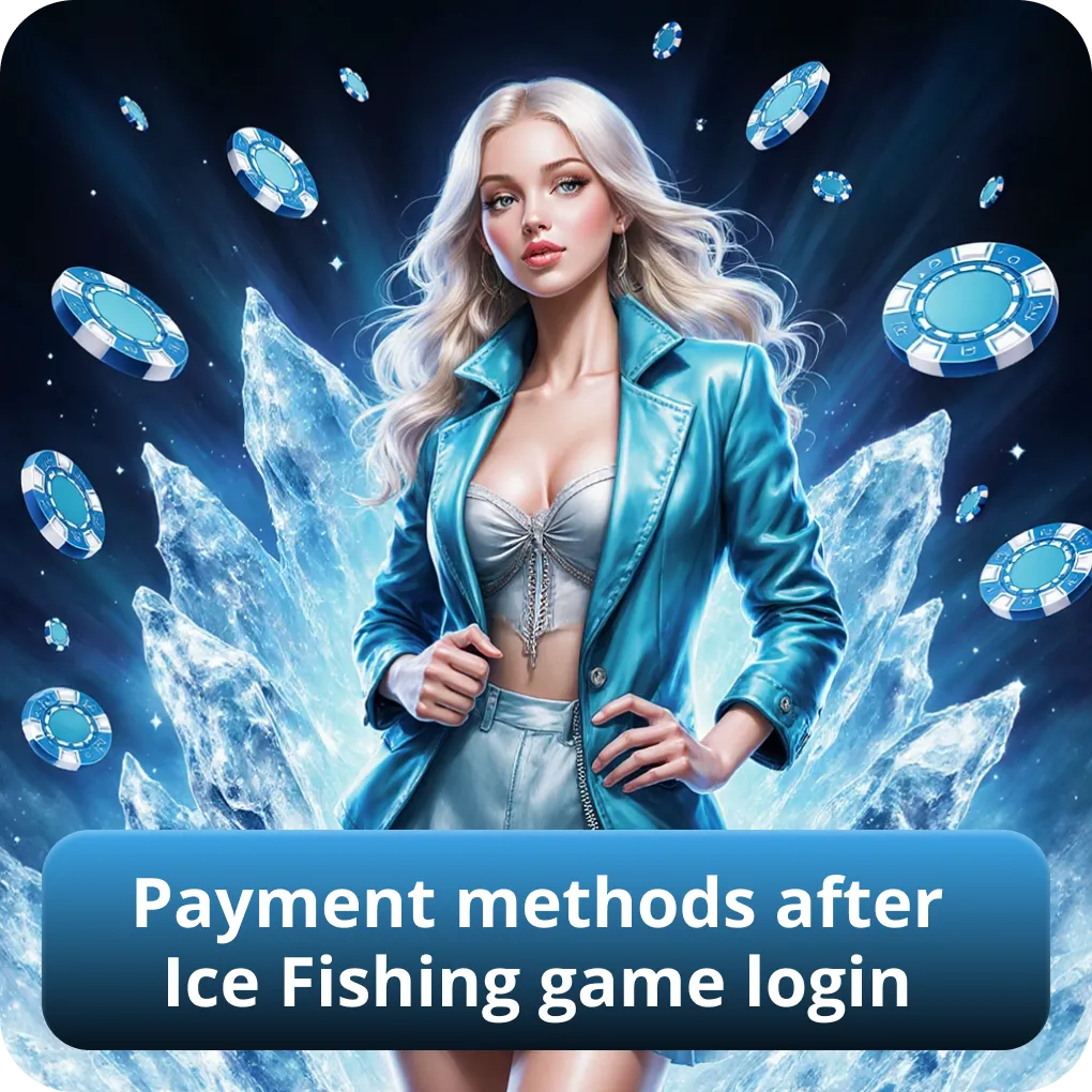 Payment methods after Ice Fishing game login