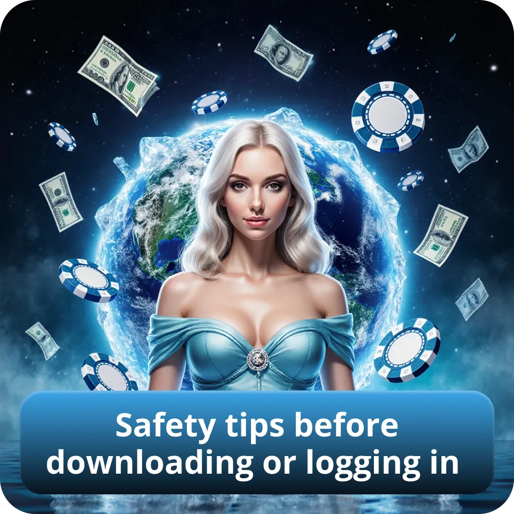Safety tips before downloading or logging in
