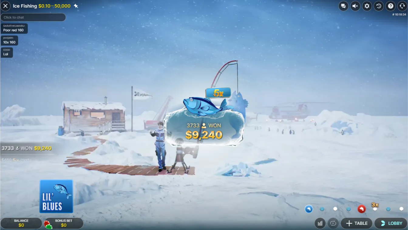How to start playing Ice Fishing game real money